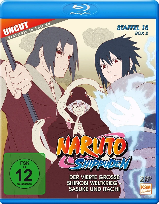 Naruto Shippuden - Staffel 15 - Box 2 - Uncut [Blu-ray] [2007]