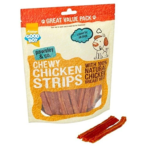 Good Boy Chewy Chicken Strips 350g (PACK OF 6) - Image 1