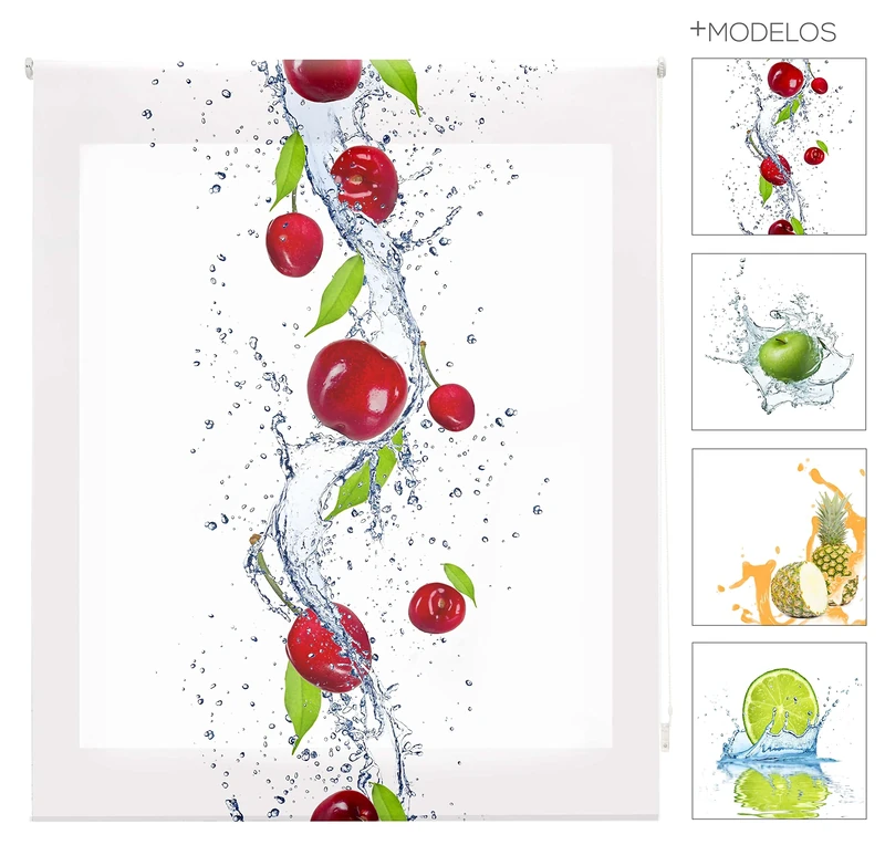 Blindecor Digital Translucent Roller Blind, Kitchen, W-C-15698, 150X180 cm