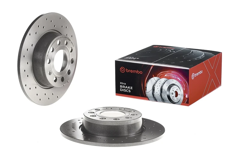 Brembo BX AU A1 (8X1) P 08.B413.1X Brake Discs Set of 2