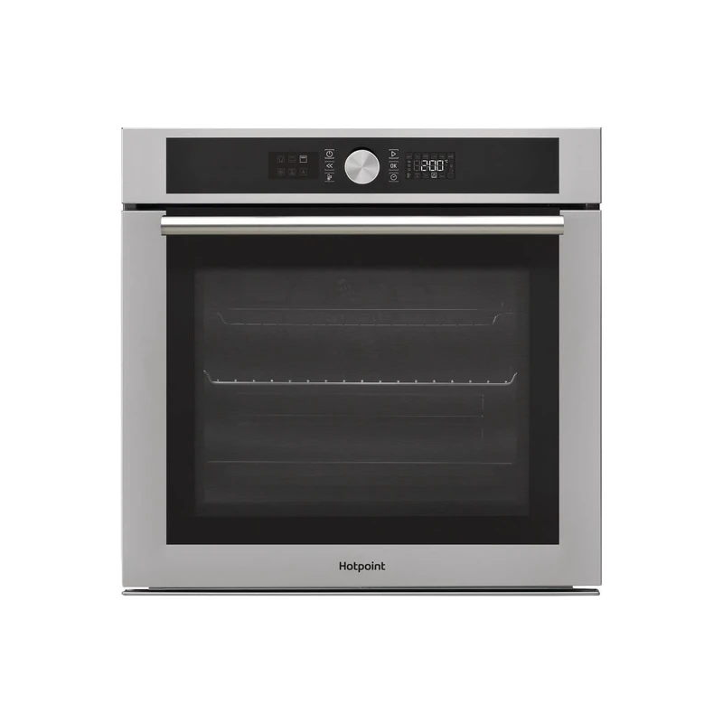 Hotpoint Electric Fan Single Oven with LCD Control Panel - Stainless Steel