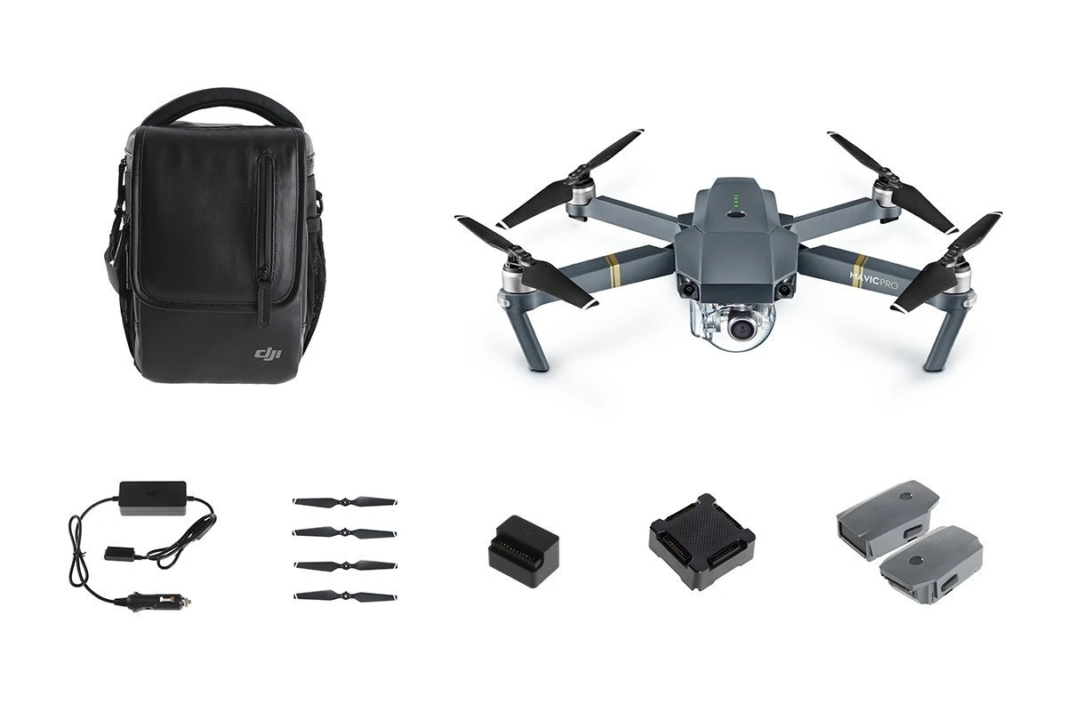 DJI 2Z50228 Mavic Pro Drone Combo Kit - Grey
