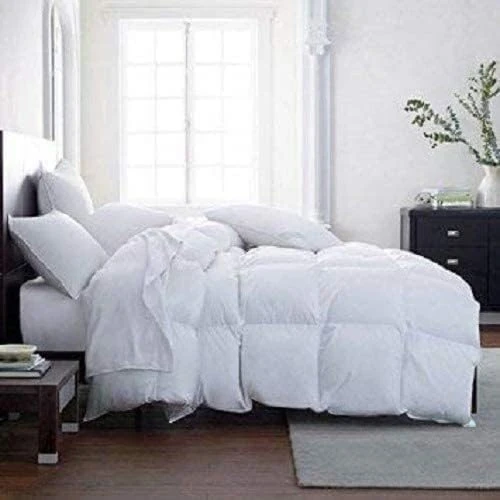 Down Alternative Comforter Queen Size - Premium Fluffy Duvet Insert - Plush All Season Winter - Luxury Breathable Hotel Cooling Comforter - Queen, White, 86x86 inches