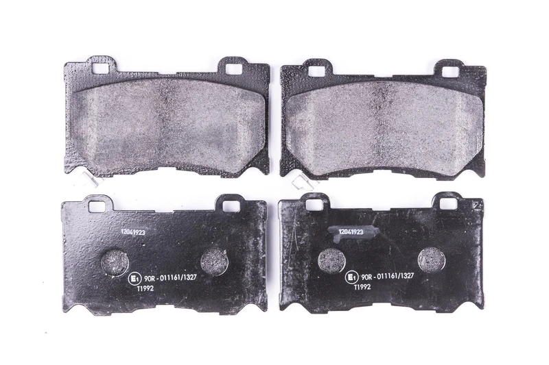 HELLA 8DB 355 015-411 Brake pad set - with acoustic wear warning - T1992 - for e.g. INFINITI / NISSAN - Image 1