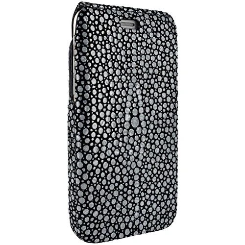 Piel Frama "iMagnum Leather Cover Case for Apple iPhone 7 - Stingray Black