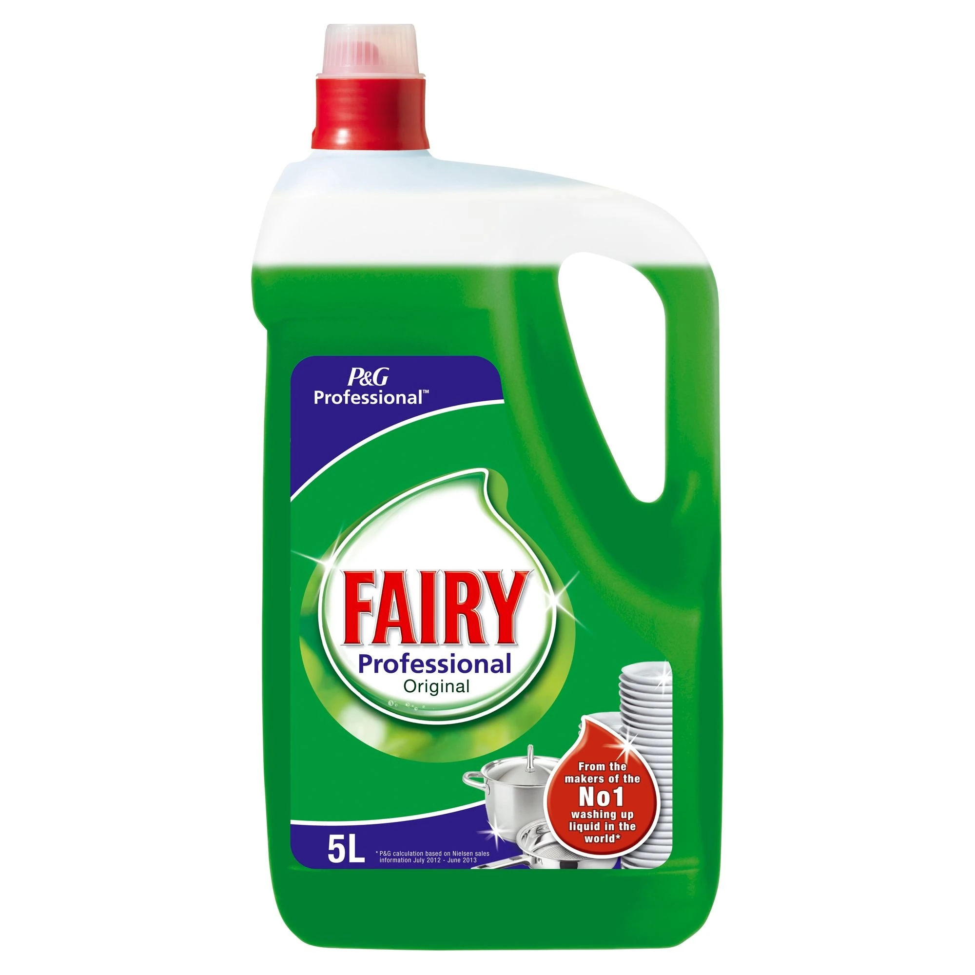 Fairy Professional Original Washing-Up Liquid Hand 5 litres – Pack of 2 (Total 10 litres)