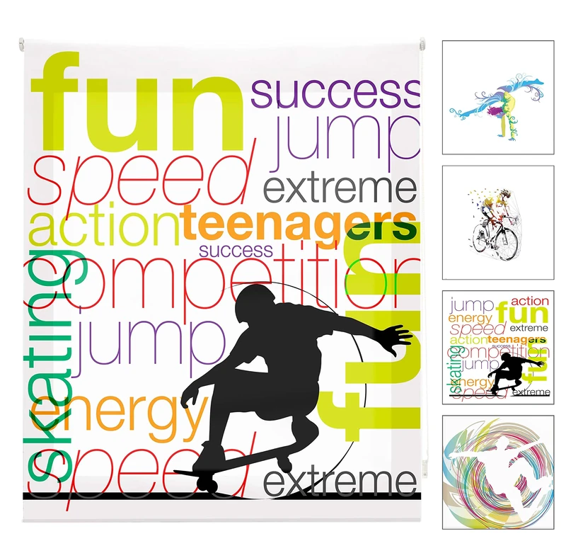 blindecor w-j-16047 – Roller Translucido Digital Print, 130 x 180 cm