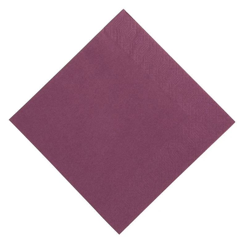 Duni GJ117 Dinner Napkin, 400 mm, Plum (Pack of 1000)