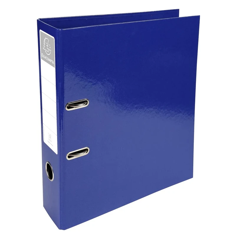 Exacompta 53622E "Iderama" 32 x 30 cm 70 mm Spine Lever Arch File - Blue (Pack of 10)