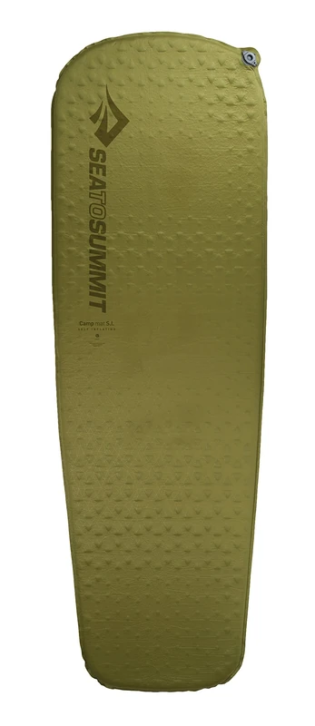 Sea to Summit AMSICML Self-Inflating Mat Camp L Olive, Unisex, Green, Large