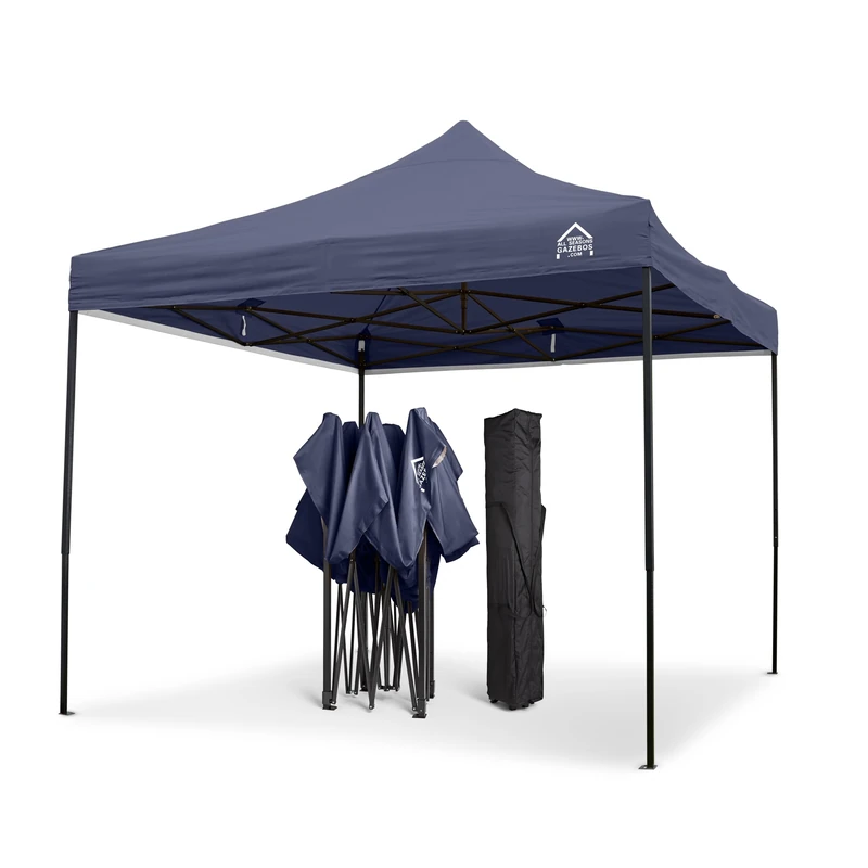 All Seasons Gazebos 3x3m Heavy Duty Pop Up Gazebo - Navy Blue