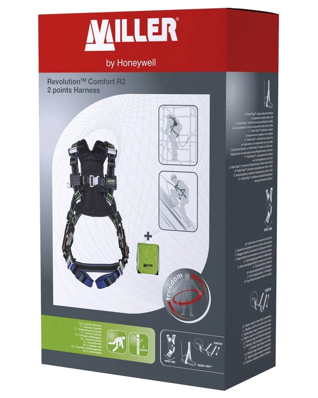 Honeywell 1034078 Miller Revolution Comfort R2, 2P Harness