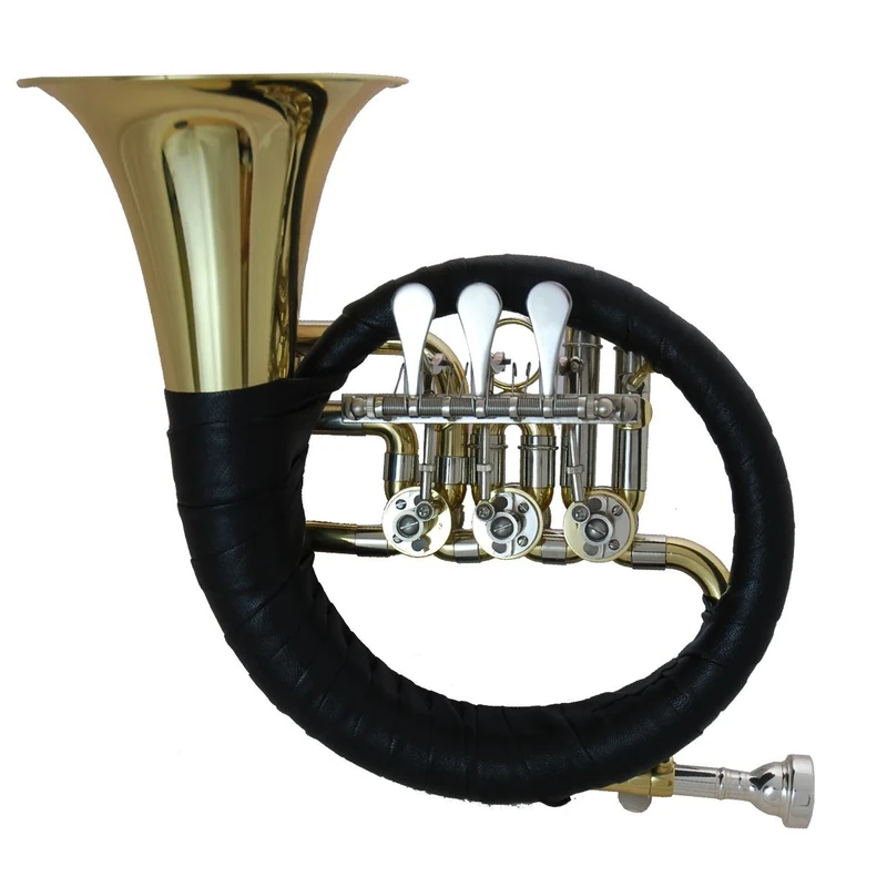 Tuyama® TJG-301 Valve Hunting Horn Fürst-Pless Valve Horn Fürst-Pless Horn in B Hunting Horn Post Horn (3 Rotating Valves)