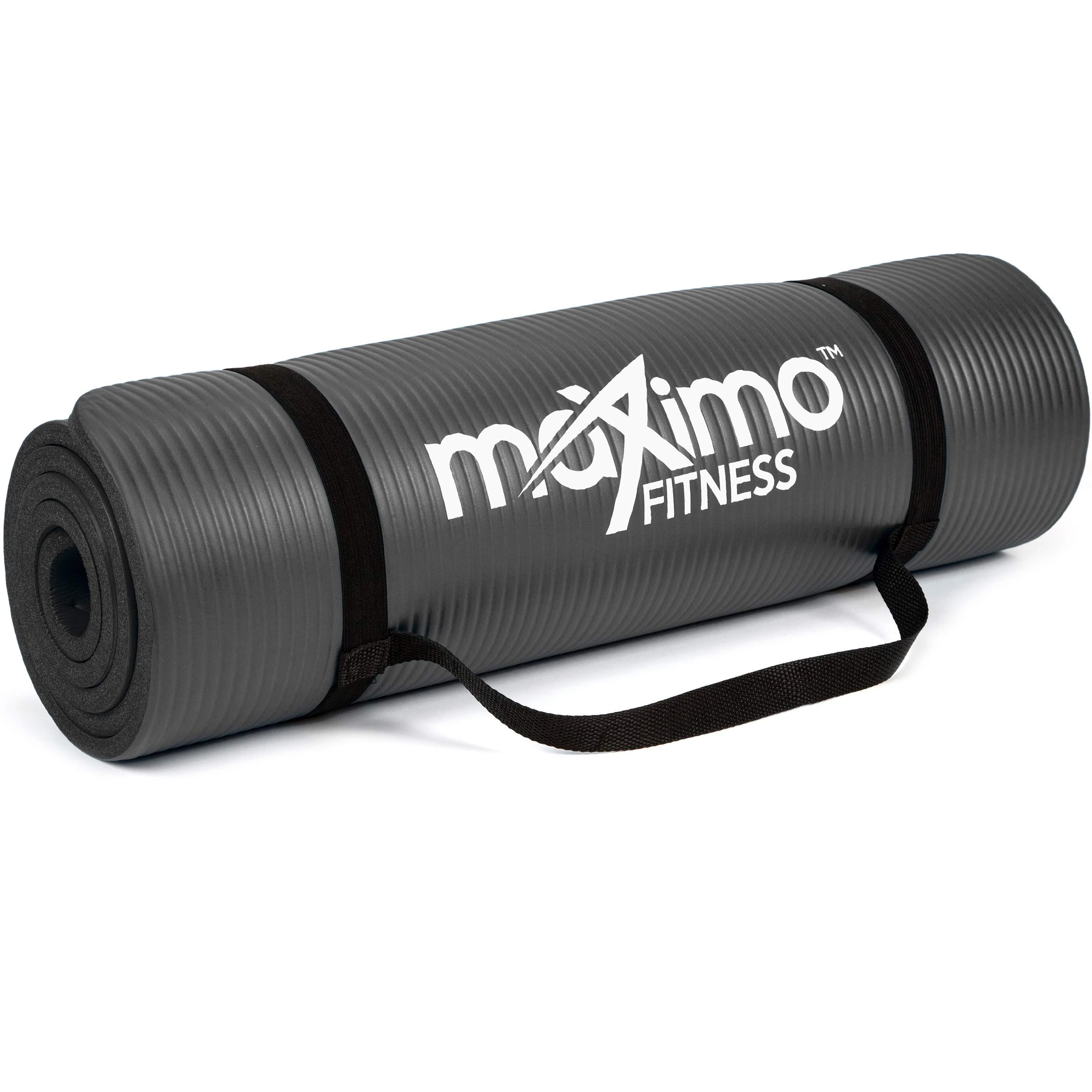 Maximo Exercise Mat, Multi Purpose Yoga Mat 183cm x 60cm Extra Thick Ideal for Pilates, Sit-Ups, Planks, Stretching, Push-ups Exercise, Home Gym (12mm Thick)