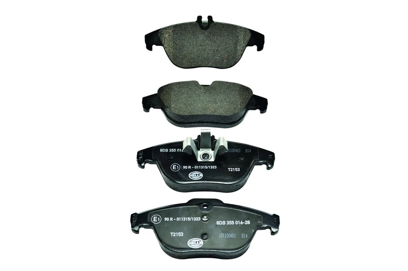 HELLA 8DB 355 016-281 Brake pad set - prepared for wear indicator - T2153 - for e.g. MERCEDES-BENZ