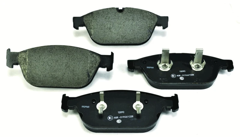 HELLA 8DB 355 016-021 Brake pad set - not prepared for wear indicator - T2092 - for e.g. AUDI