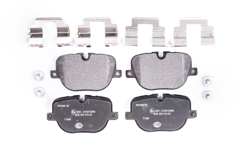 HELLA 8DB 355 015-451 Brake pad set - prepared for wear indicator - T1996 - for e.g. LAND ROVER - Image 1