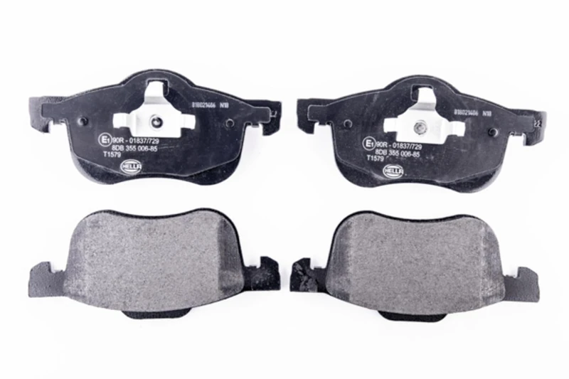 HELLA 8DB 355 006-851 Brake pad set - not prepared for wear indicator - T1579 - for e.g. VOLVO - Image 1
