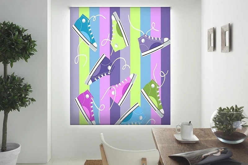 Blindecor Digital Translucent Roller Blind,Youth,W-J-59128,150X180 cm