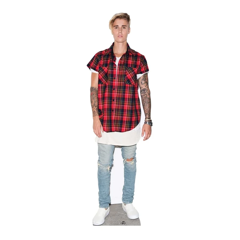 STAR CUTOUTS SC2019 Justin Bieber purpose Life Size Cardboard Cut Out, 172 x 53 x 172 cm, Multi color
