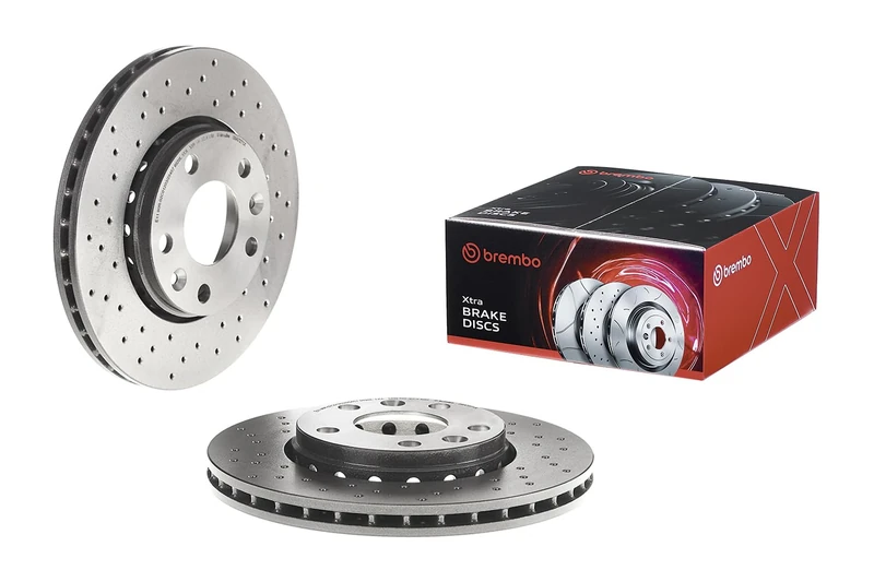 BREMBO 09.A727.1X Brake Disc Rotors