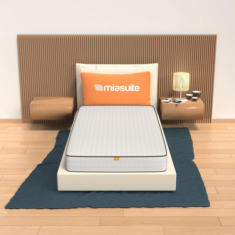 MiaSuite Mattress, White, 70 x 180 x 14 cm, with medical device Class 1a - deductible product, polyurethane - Image 1