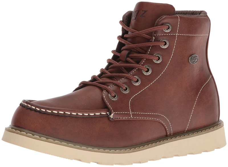 Lugz Men's Roamer Hi Chukka Boot, Dark Brown/Gum/Cream, 9.5 UK