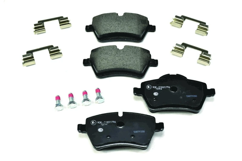 HELLA 8DB 355 016-041 Brake pad set - prepared for wear indicator - T2094 - for e.g. MINI - Image 1