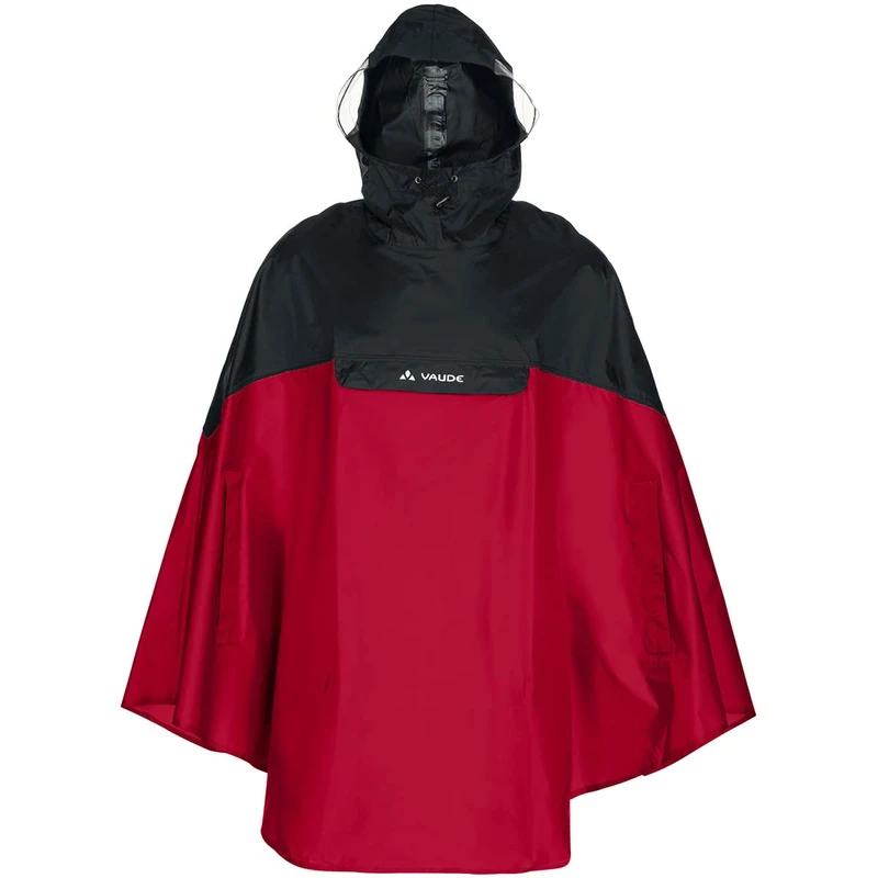 VAUDE Covero II Men’s Poncho, Men, Covero Poncho II, Indian Red