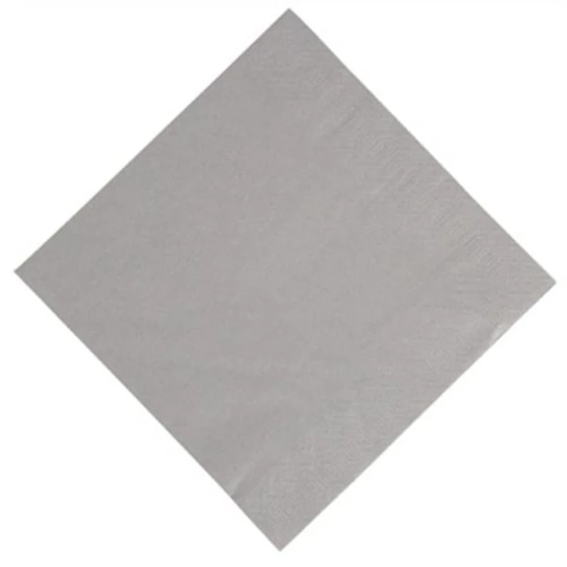 Duni GJ114 Dinner Napkin, 400 mm, Granite Grey (Pack of 1000)