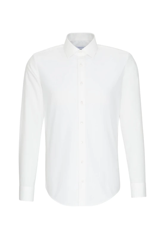 Seidensticker men's business shirt - slim fit - non-iron - Kent collar - long sleeve - 100% cotton