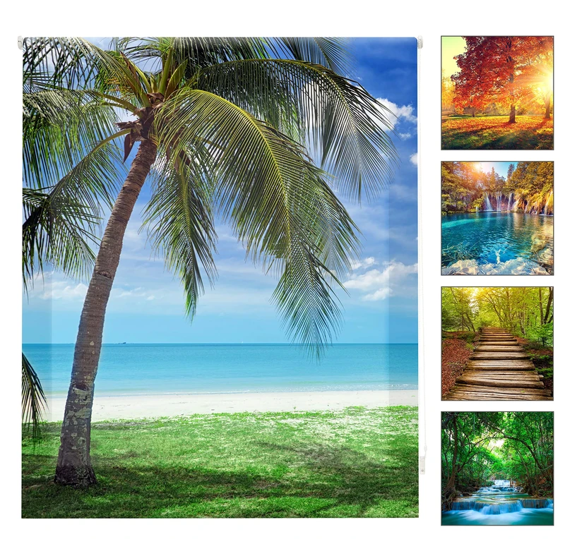 blindecor w-p-83012 – Roller Translucido Digital Print, 130 x 180 cm