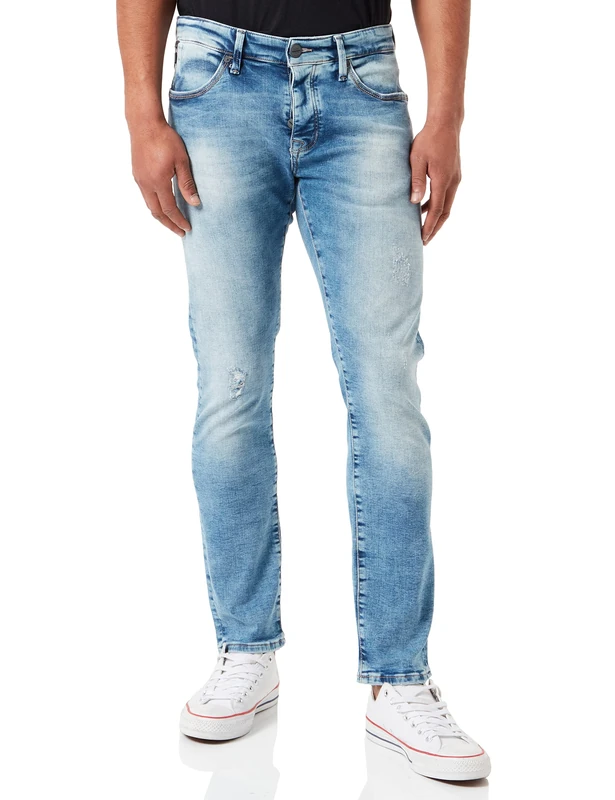 Mavi Men's Yves Skinny Jeans, Blue (True Ultra Blue Move 23002), 28 W/34 L