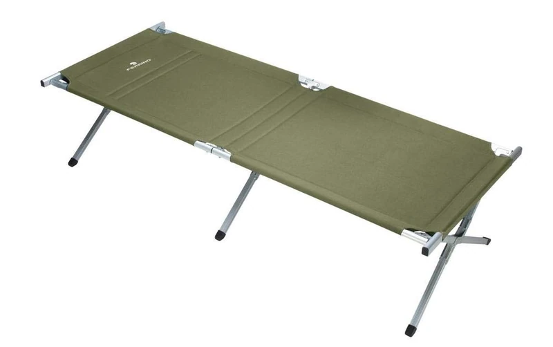 Ferrino Camping, Folding Adult Camp Bed Unisex, unisex adult, Campo, green, 189 x 60 x 40 cm