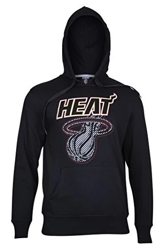 Ultra Game NBA Men's Fleece Hoodie Pullover Sweatshirt Primo Metallic Black