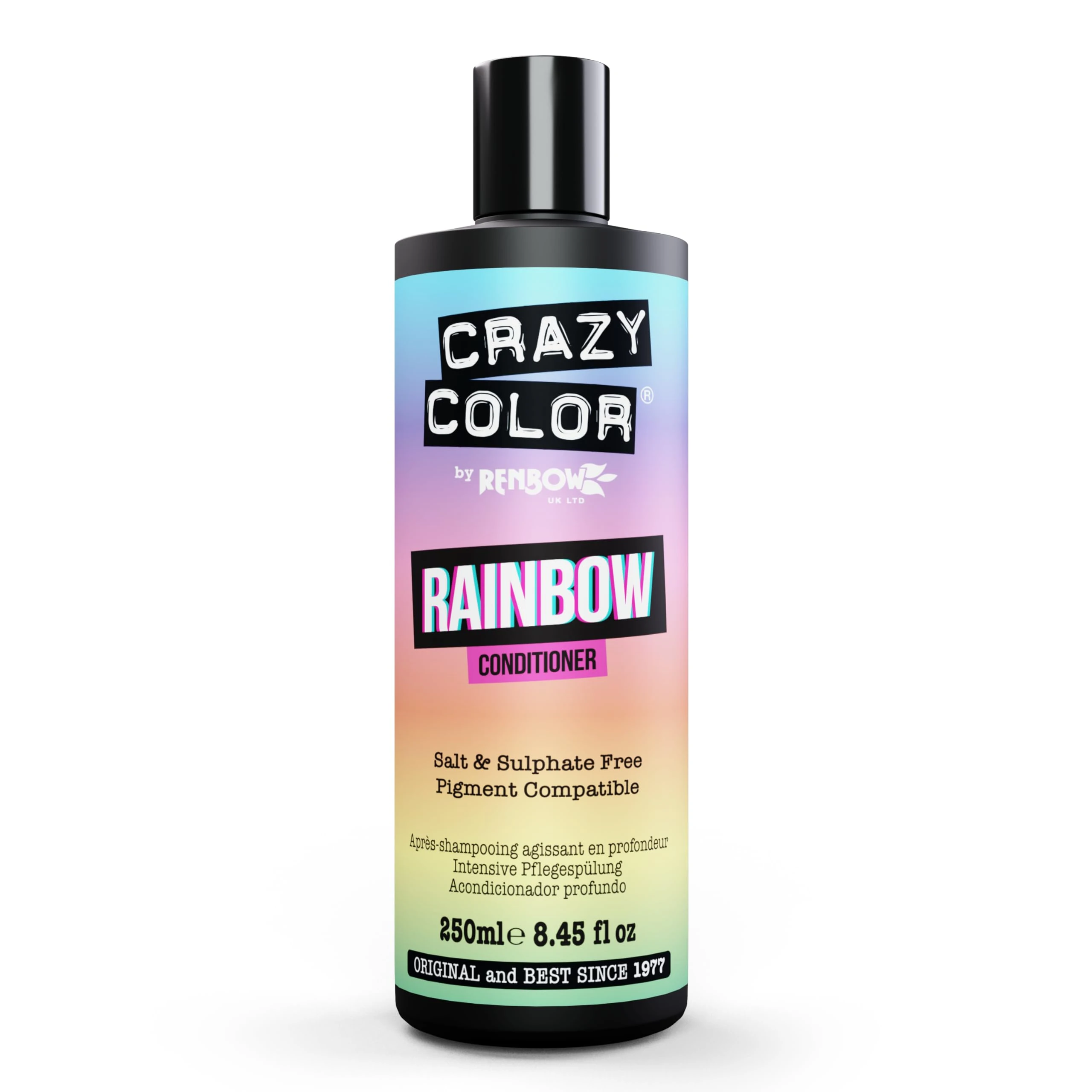 Crazy Color Rainbow Conditioner For Color Treated Hair - Deep Conditioning With Color Protection - 250ml