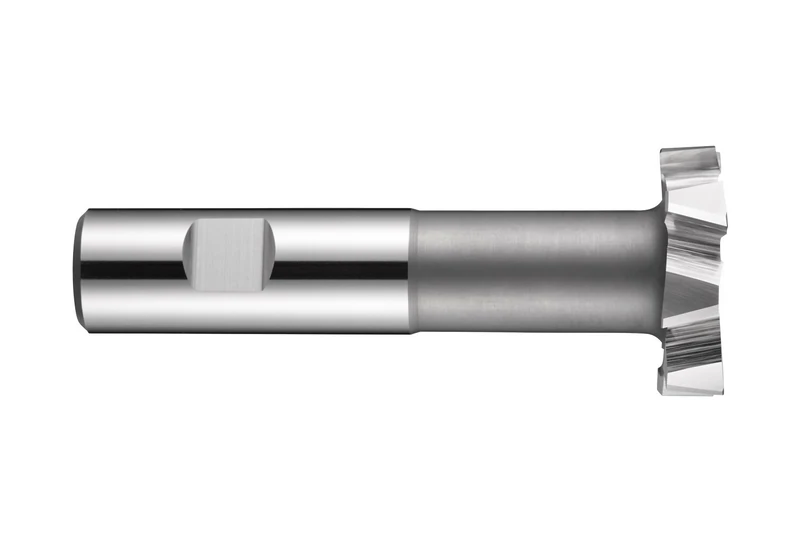 Dormer C8258.0X63.0 Series C825 HSS-E Side and Face Shank Cutter/Milling Cutter, Bright Finish, Weldon Shank, 63 mm Cutting Diameter, 8.0 mm x 63.0 mm Size - Image 1