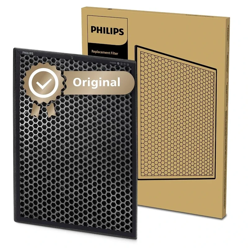Philips NanoProtect Filter Active Carbon and Pre-Filter, 12 Months Lifetime, Compatible with AC2887 & AC2889, Protects You from Pollen, Dust, Pet Dander and Gases (FY2420/30)