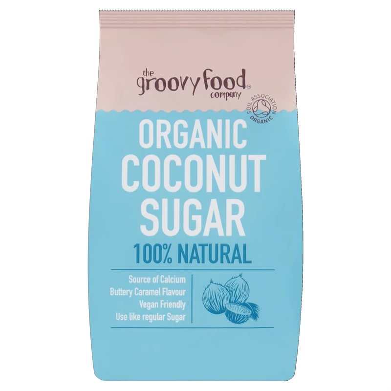 The Grrovy Food Company Organic Coconut Sugar, 500g, 1 Pack
