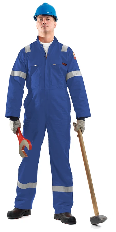Roots Original RO18090 Flame Buster Classic Nordic Work Overalls Royal, UK Size 20 Royal Blue