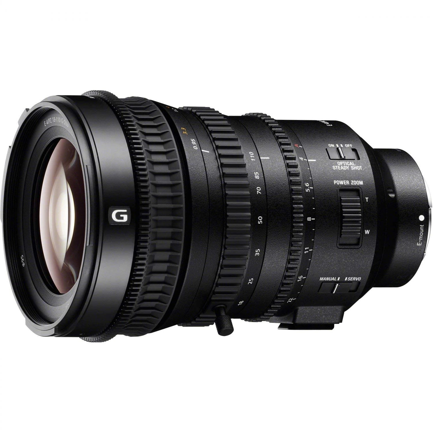 Sony SELP18110G E Mount Full Frame 18 - 110 mm F4 Power Zoom G-Lens, black