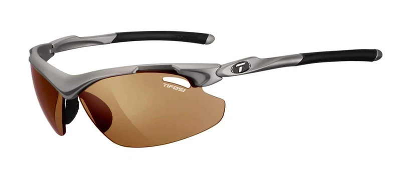 Tifosi Tyrant 2.0 Interchangeable Sunglasses, Iron Frame Brown Fototec Lens, One Size - Image 1