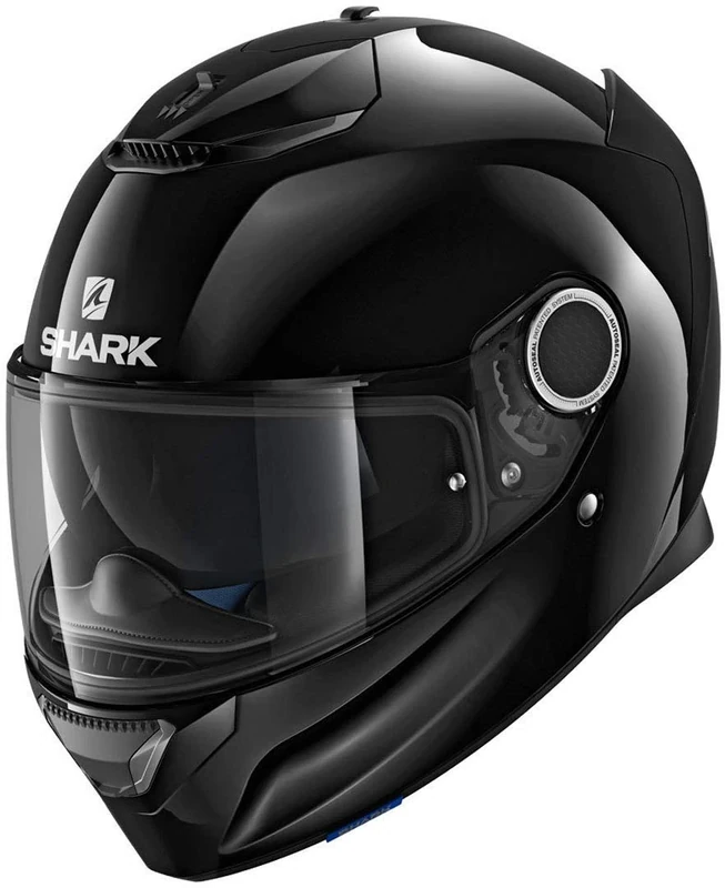 SHARK SPARTAN BLANK Motorcycle Helmet, Black, Size XL