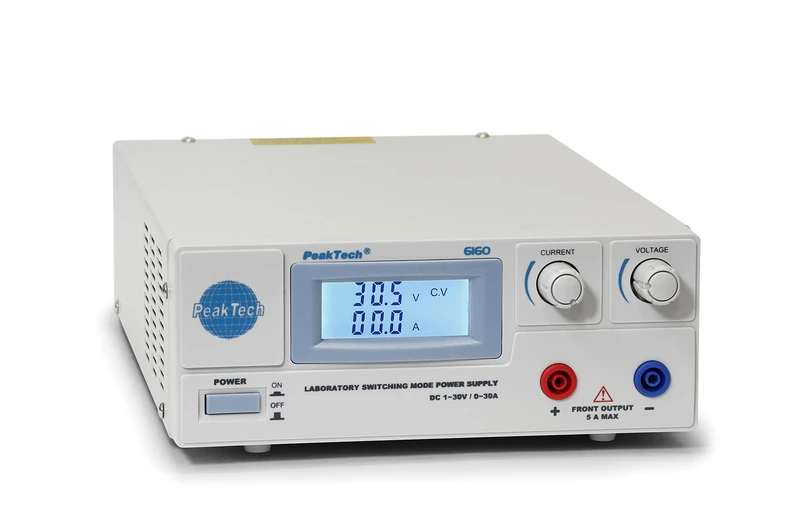 PeakTech Laboratory Power Supply 0 – 30 V/DC 0 – 30 A, Pack of 1, P 6160
