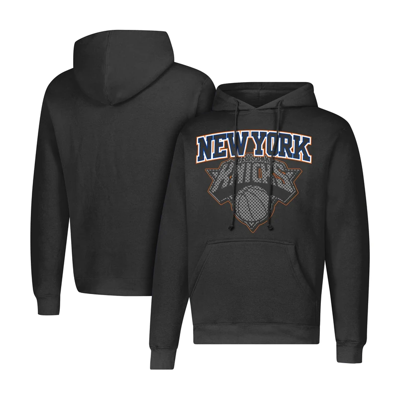 Ultra Game NBA Men's Fleece Hoodie Pullover Sweatshirt Primo Metallic Black