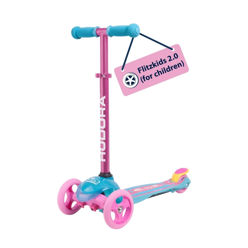 Hudora Flitzkids 2.0 Childrens Scooter - Height Adjustable - Image 1