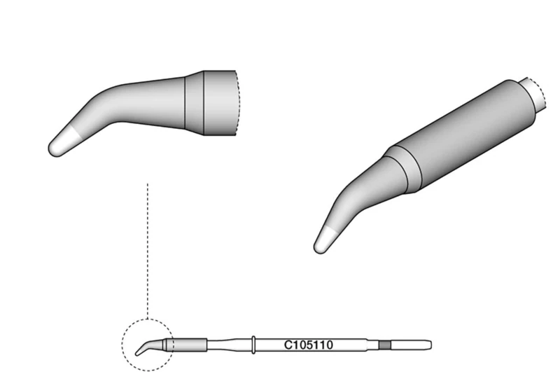 Jbc Soldering/Desoldering Tip for Nano C105110