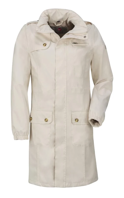 Wafo Women Tessin Rain Coat - Beige, Size 40 - Image 1