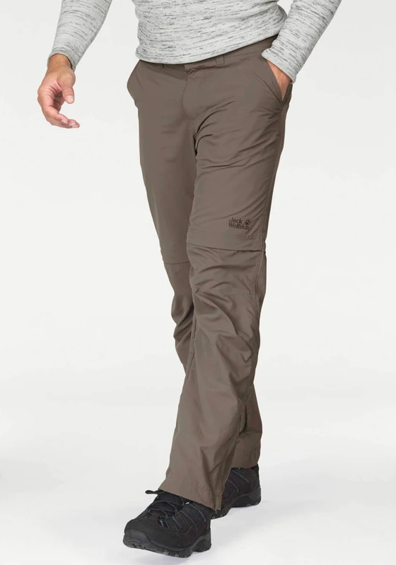 Jack Wolfskin Men's Canyon Zip Off Pants, siltstone, Size: 26 - Image 1