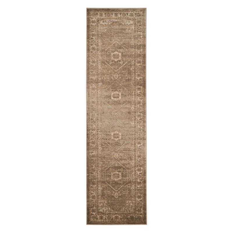 Safavieh Traditional Indoor Woven Rectangle Area Rug, Vintage Collection, VTG116, in Mousse, 99 X 170 cm for Living Room, Bedroom or Any Indoor Space - Image 1